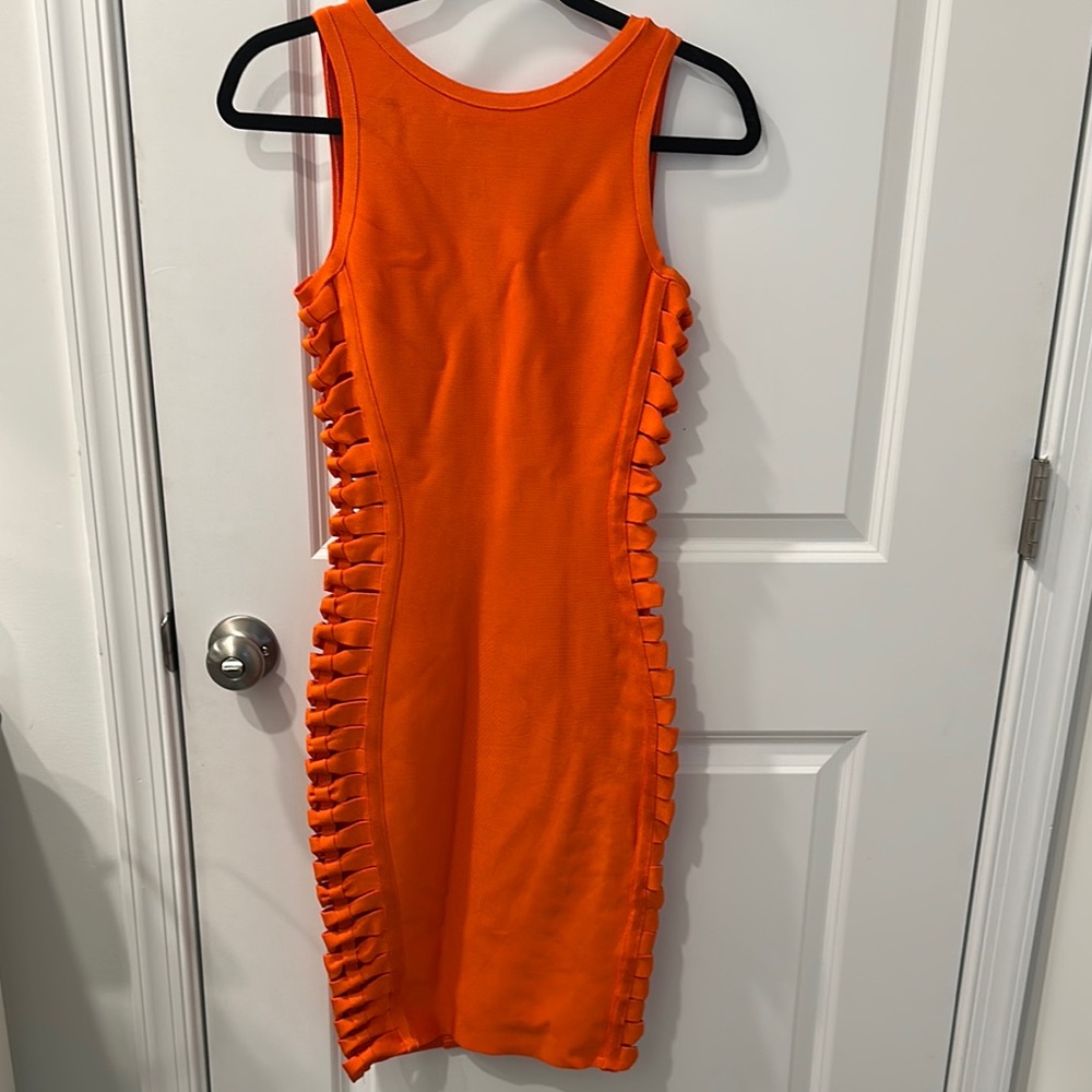 Orange Sleeveless House of CB Martinique Dress - Picture 3 of 6